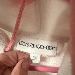 Hoodie Footie Onesie /Costume Bunny Rabbit